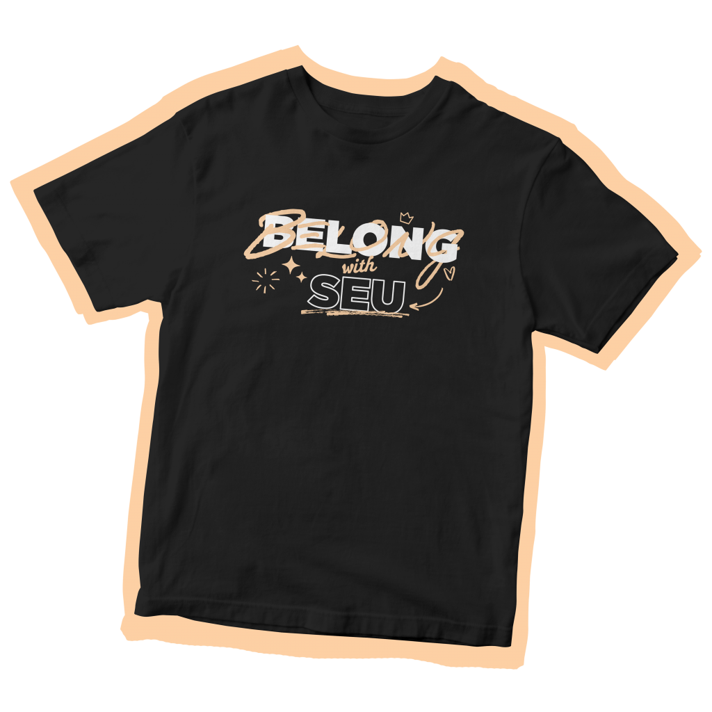 Belong with SEU black t-shirt