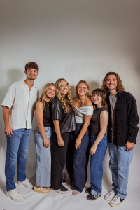 2025 SEU Missions team standing. 
