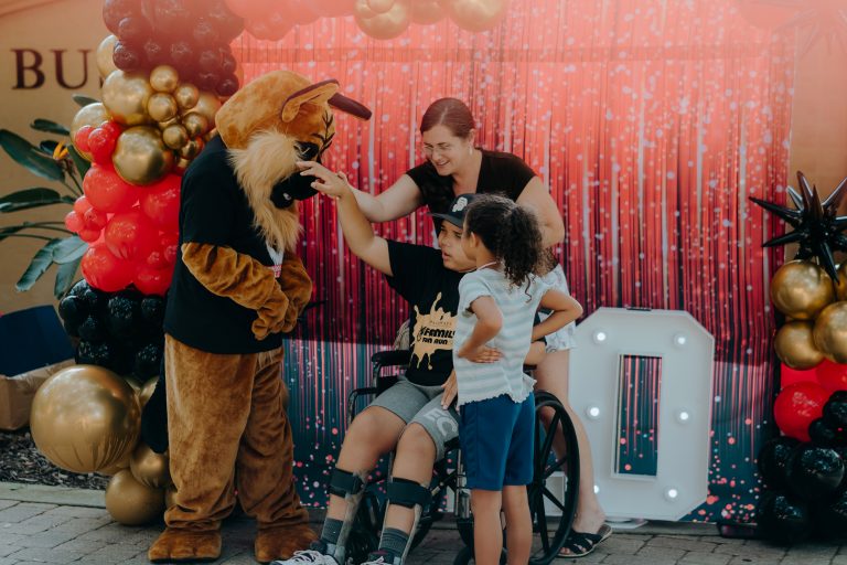 Pathways Student at an event