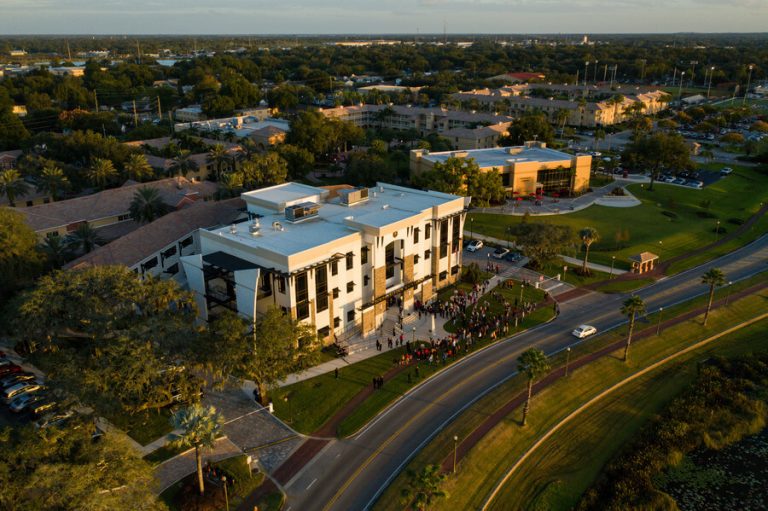 An aerial image of the SEU campus