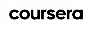 Coursera logo black text